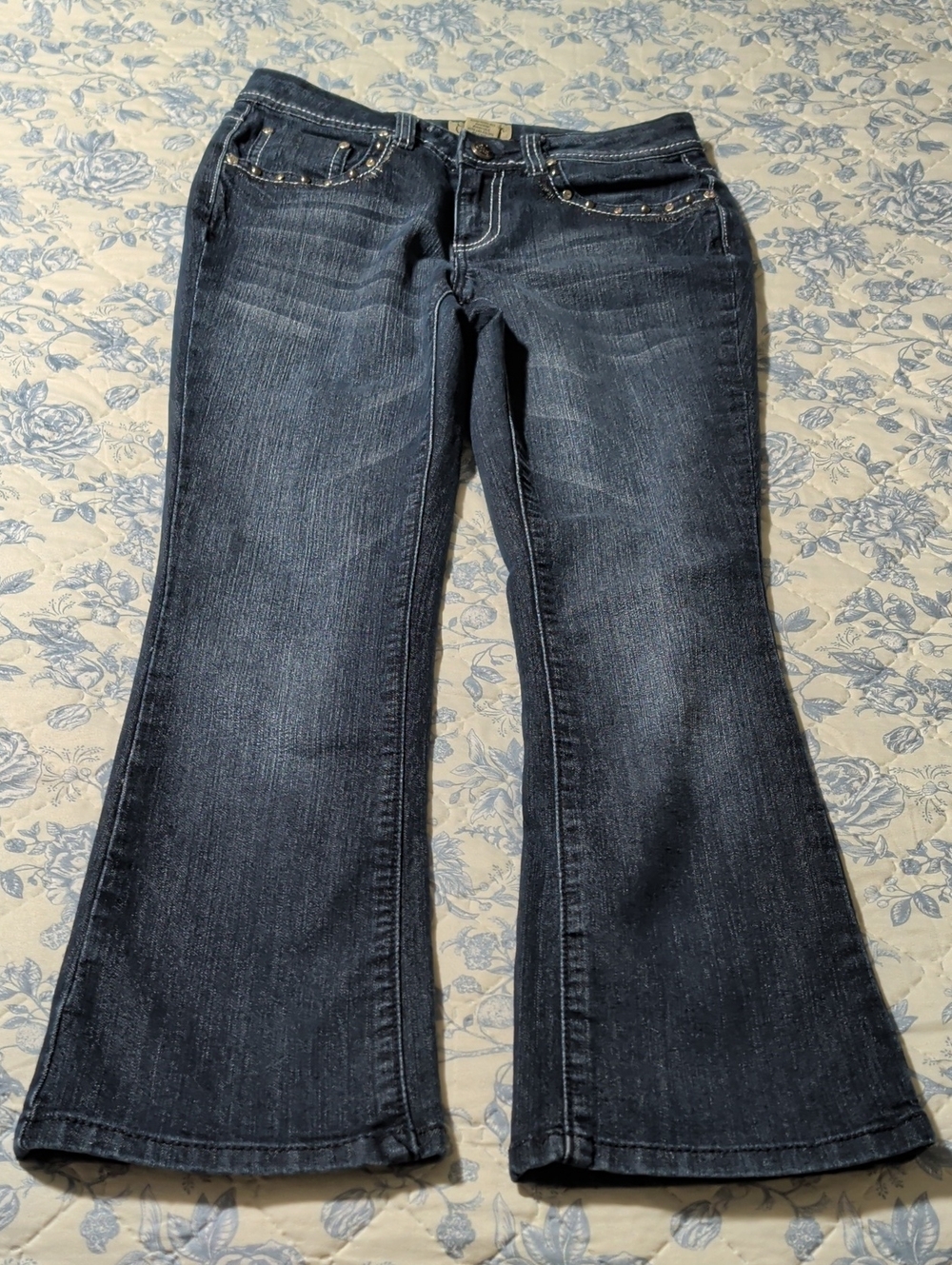Earl Jeans Dark Wash Flare Jeans - Blue